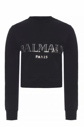 Sweatshirt with raised logo, zdjęcie 1 Sweatshirt with raised logo od Balmain